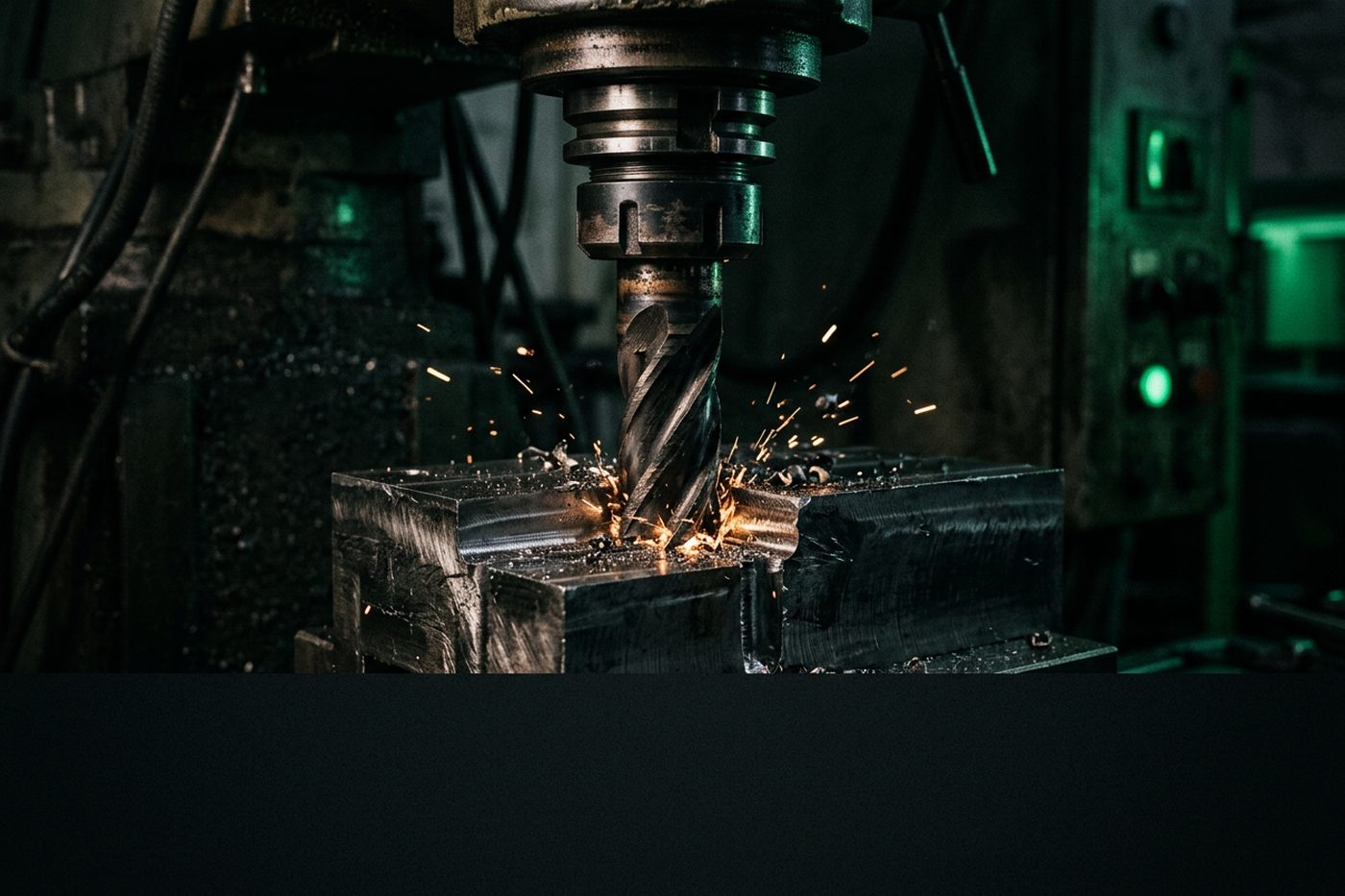 Verspanend gereedschap: frees in close-up